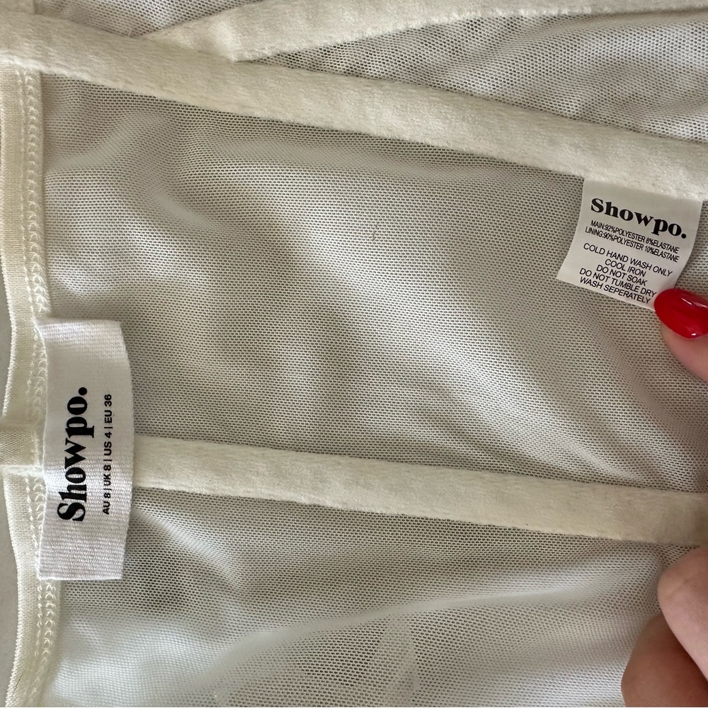 Showpo White Lace Bustier Corset Top - Picture 5 of 6